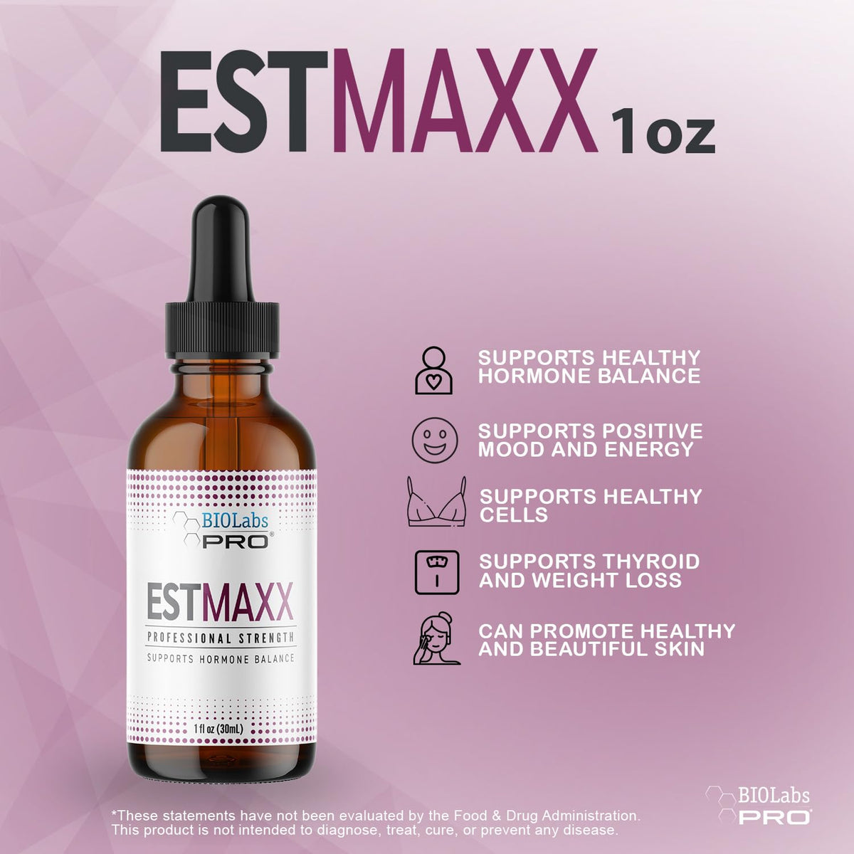 BIOLABS PRO Est MAXX Oil packaging and USA-made quality emphasis