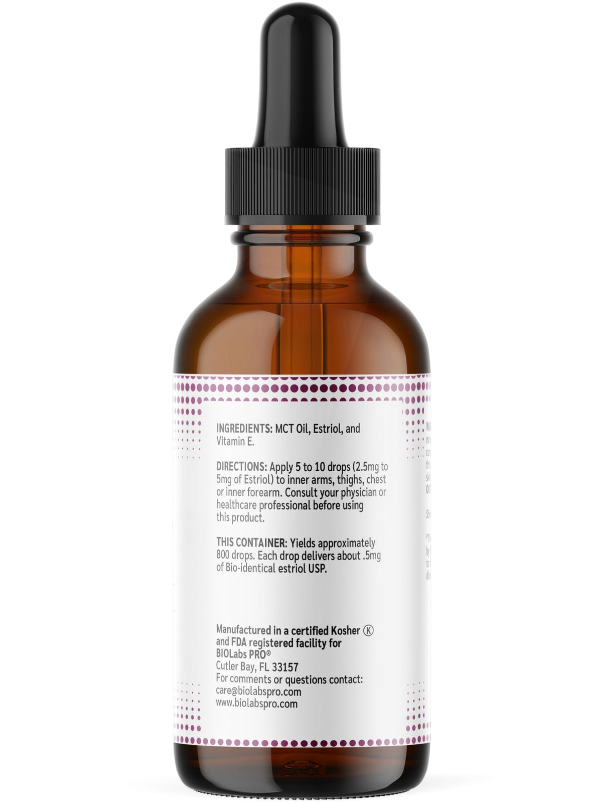 BIOLABS PRO Est MAXX Oil on vanity as part of daily routine