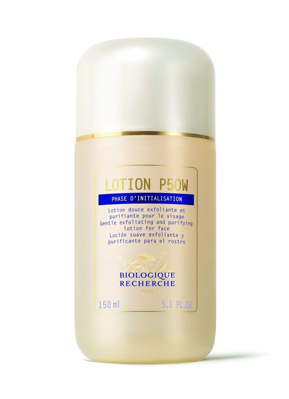 Biologique Recherche P50W lotion bottle for refined texture and subtle glow