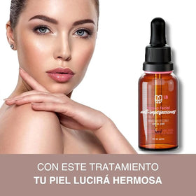 BIONUR LB Tonico on a mirror display showcasing a calming skincare ritual.