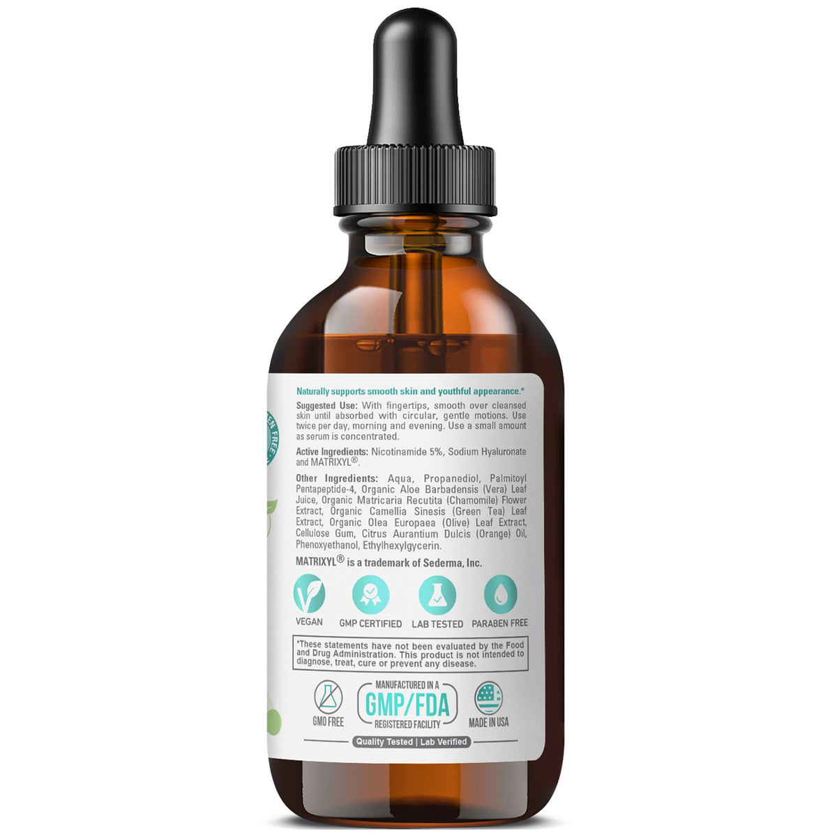 Biophix B-3 serum being applied in a morning routine.