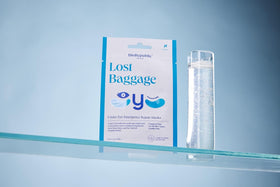 Close-up of BioRepublic Lost Baggage biocellulose texture for moisture lock.