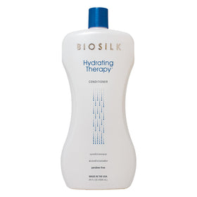 BioSilk Hydrating Therapy Conditioner bottle front for moisture and manageability.