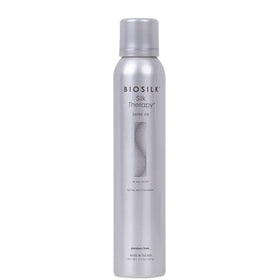 BioSilk Shine On Spray finished look with radiant luster and manageability