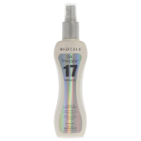 BioSilk Silk Therapy 17 Miracle Leave-In bottle front for silky, smooth hair daily care.