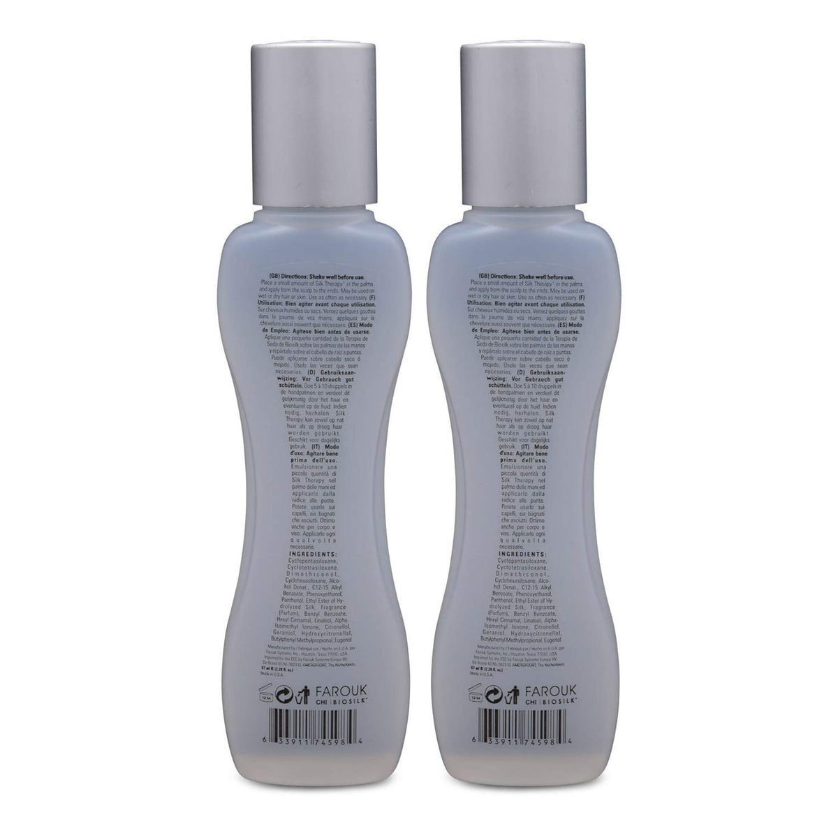 BioSilk Silk Therapy Cure pack of 2 for salon-grade care at home