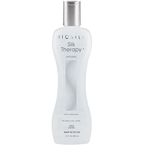 Glossy BioSilk Silk Therapy hair close-up highlighting shine