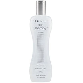 Glossy BioSilk Silk Therapy hair close-up highlighting shine