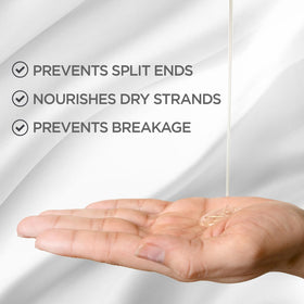 BioSilk Silk Therapy Lite applied on wet hair for lightweight nourishment