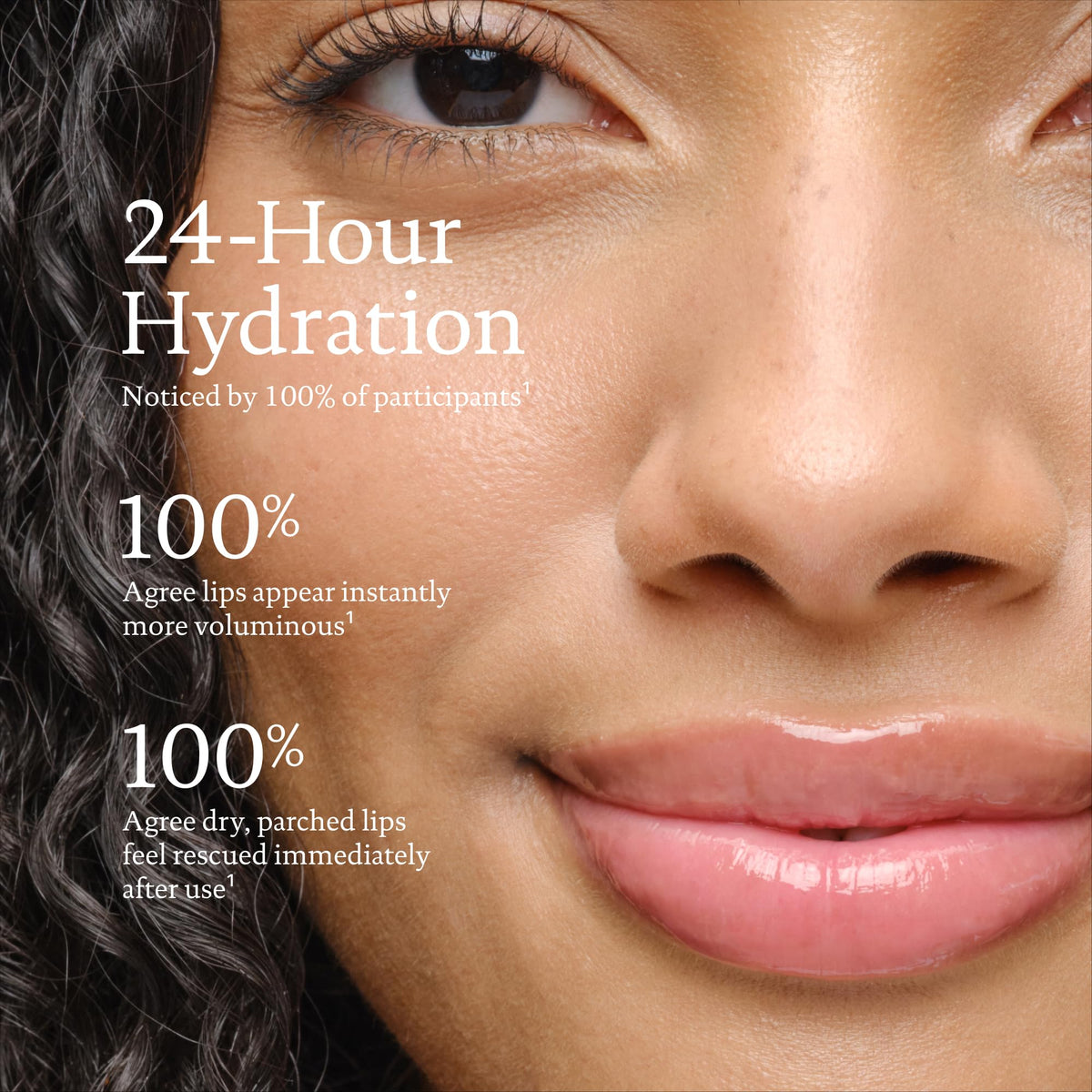 BIOSSANCE Pro-Peptide Lip Perfector hydration-boost delivers long-lasting moisture with hyaluronic support.