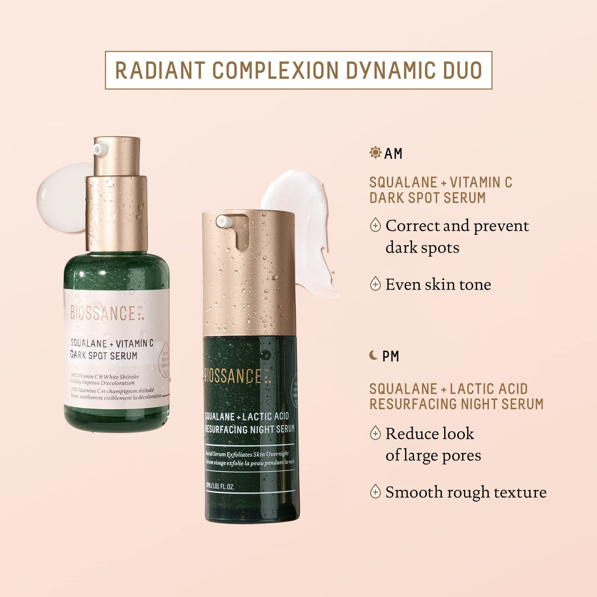 BIOSSANCE fragrance-free serum suitable for sensitive skin.
