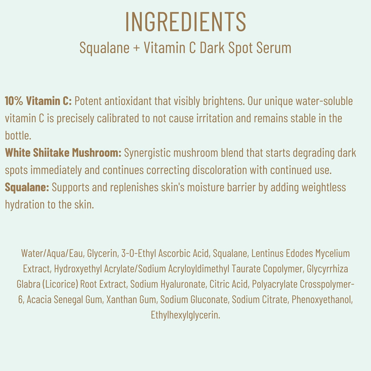 BIOSSANCE product supports all skin types with gentle, non-irritating care.