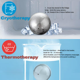 BIOESTHE Ice Globes double as a cooling tool for puffiness