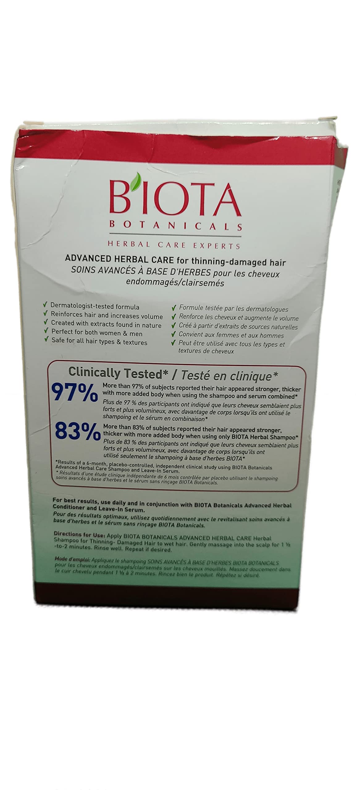 Biota Botanicals Herbal BioComplex B11 blend highlights nourishing minerals.