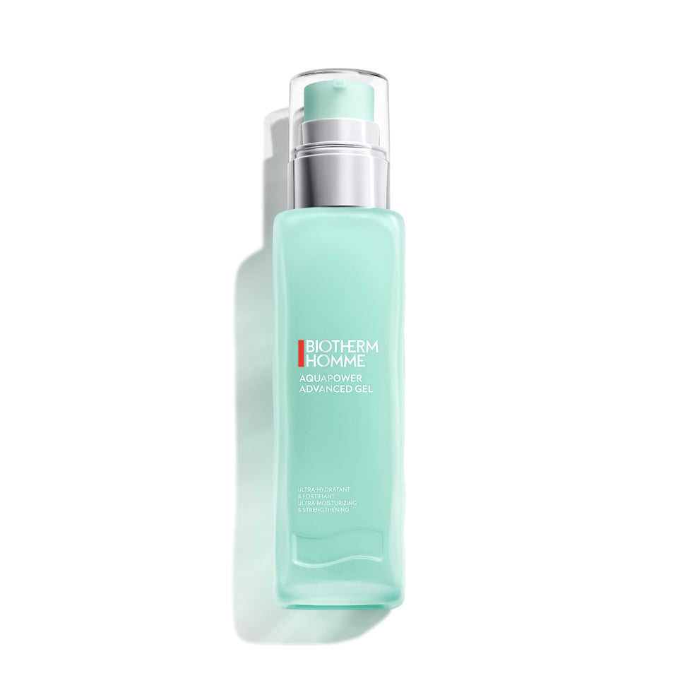 Biotherm Aquapower Advanced Gel bottle front for instant hydration and refreshed skin
