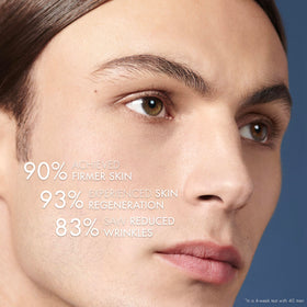Close-up of texture suggesting wrinkle reduction and smoother appearance.