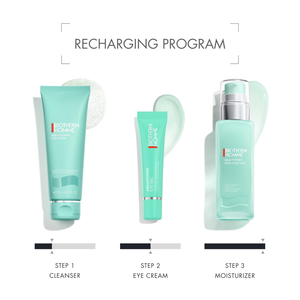 Biotherm Homme Aquapower cleanser recycled-packaging signals eco-conscious packaging