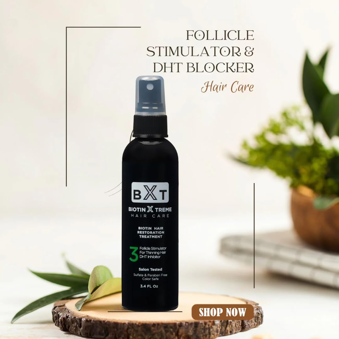 Biotin Xtreme scalp massage demonstrates even distribution