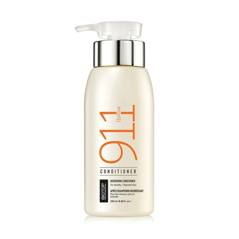 Biotop Professional 911 Quinoa Conditioner bottle front, offering hydrating care for dry hair.