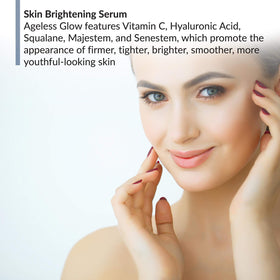 BioTrust Ageless Glow routine setup suggesting day and night use