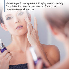 BioTrust Ageless Glow serum dispense with a clean pump for quick, non-greasy application