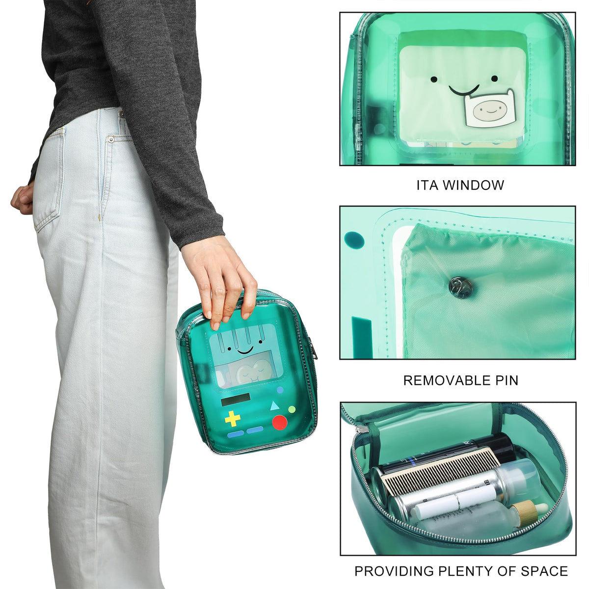 Bioworld BMO durable PVC material built for everyday use.