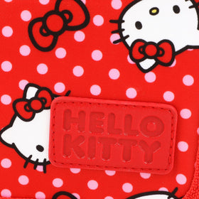 Bioworld Hello Kitty 600D fabric close-up highlighting durability