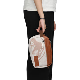 Bioworld Jurassic Park Park Ranger Travel Cosmetic Bag evokes adventure during trips