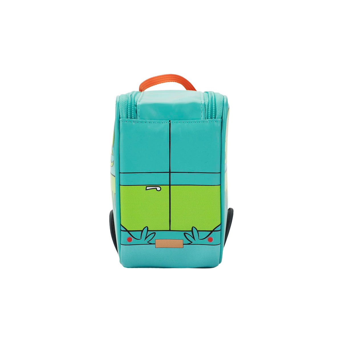 Bioworld Scooby-Doo Mystery Machine close-up of zipper and finish