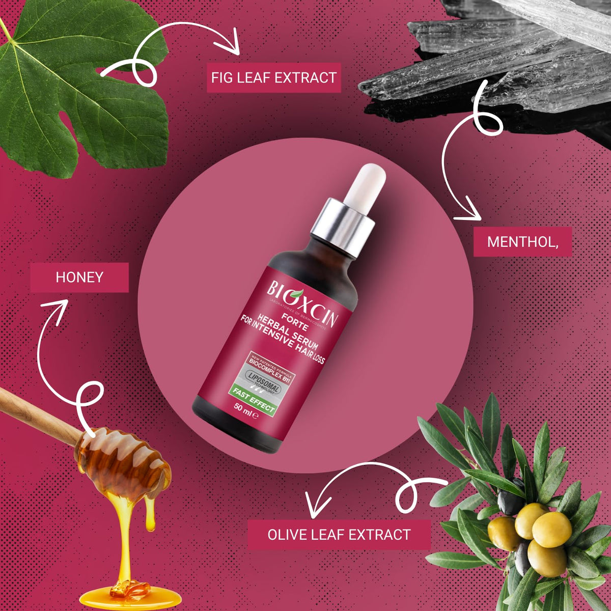 BIOXCIN serum shine on hair after treatment for smoother, shinier strands.