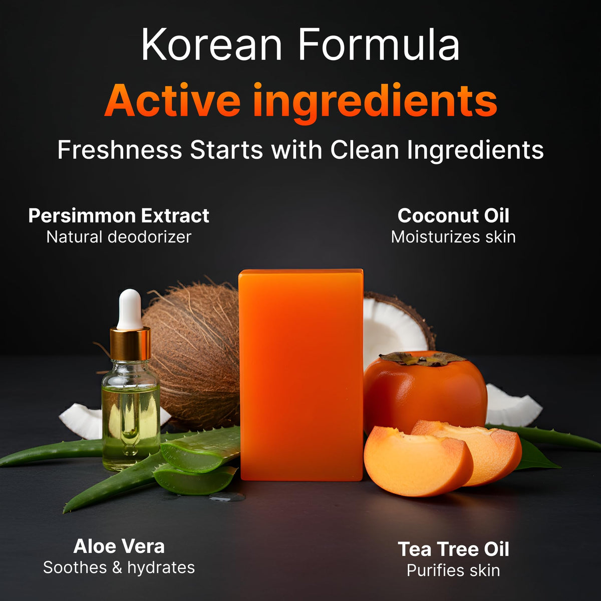 BIOXI Aloe Vera Tea Tree Oil combination close-up conveying soothing hydration