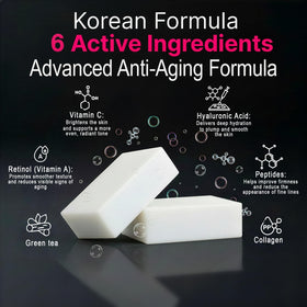 BIOXI green tea and hyaluronic acid ingredients hint hydration and antioxidant care.