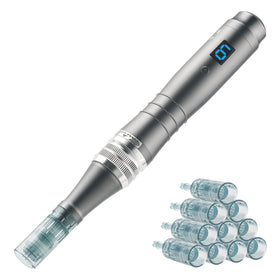 Bird Here Derma Roller Pen 0.25mm needle close-up for precise at-home treatments.
