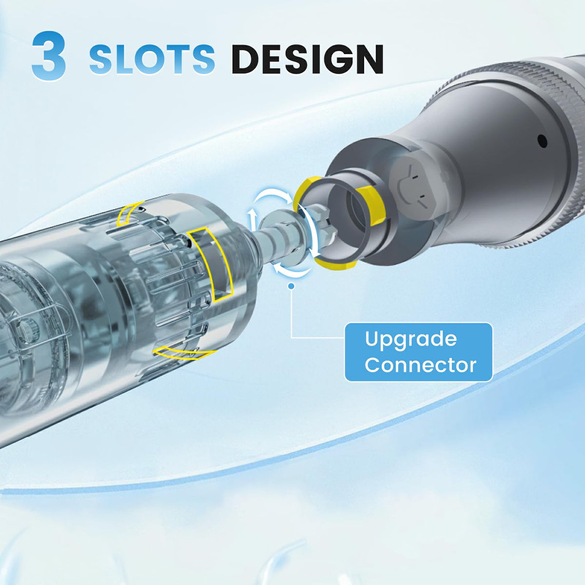 Bird Here Derma Roller Pen 0.25mm one-button operation for easy, quick use.