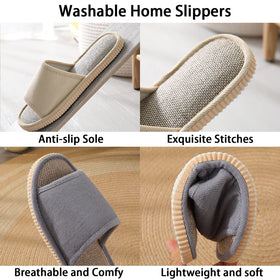 Biroris non-slip EVA sole slippers ensure stable walking on wet surfaces