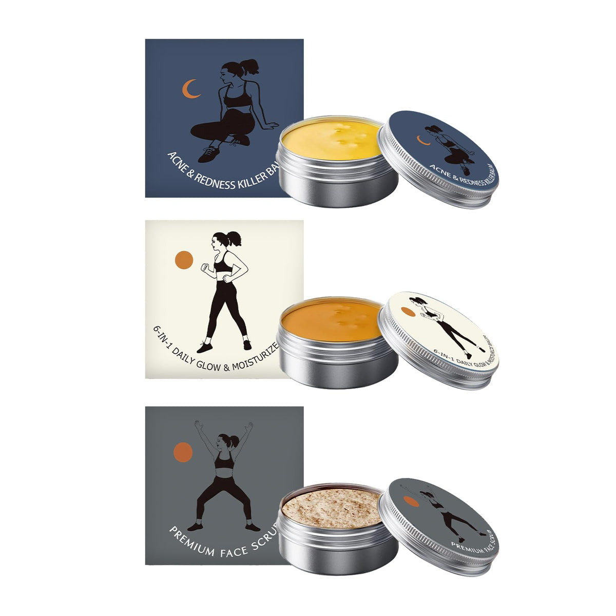 Birunwer Arctic Acne Set night balm application for overnight skin repair