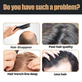 Biuhorey Root Activator Shampoo wet hair application illustrating simple daily routine.