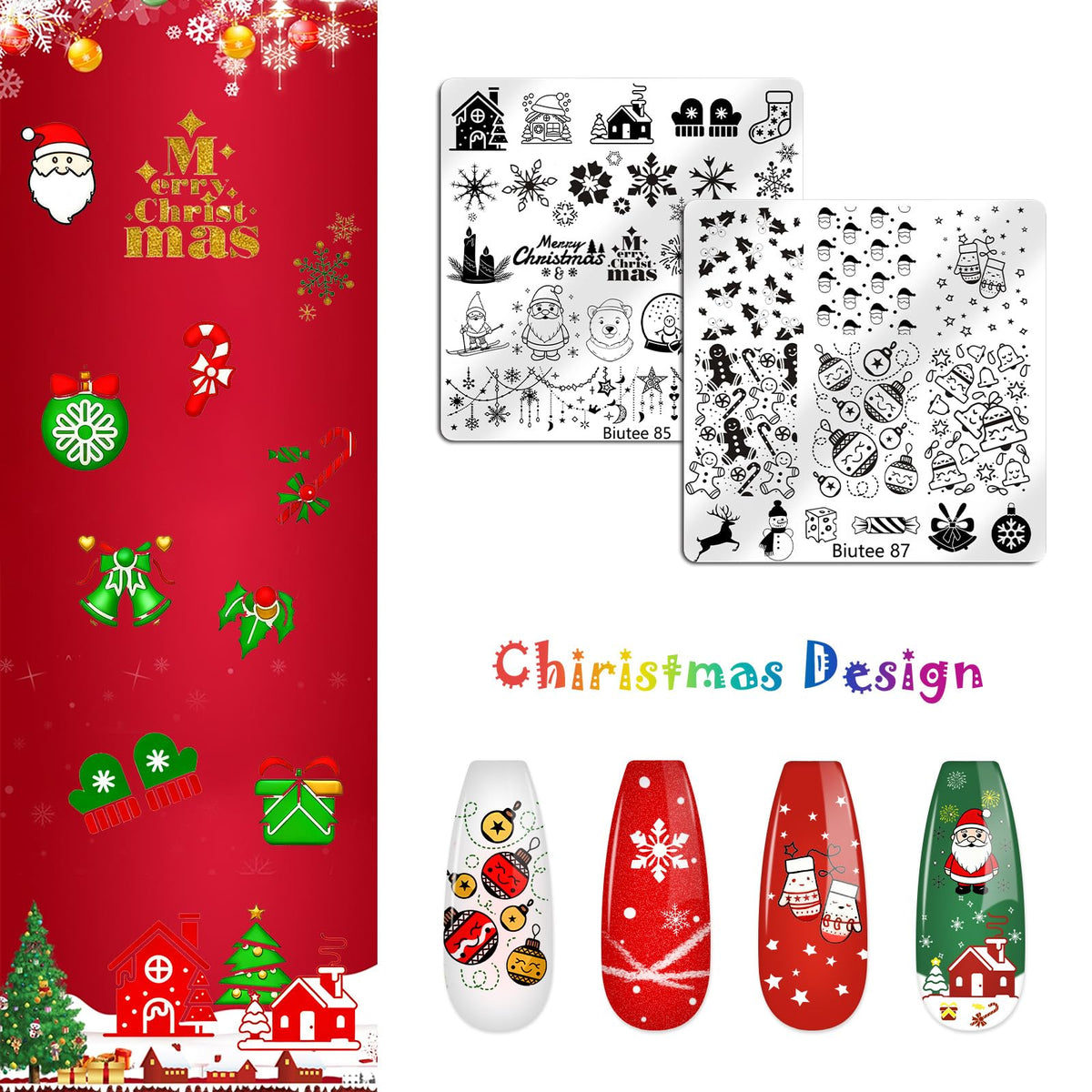Biutee complete stamping kit overview highlighting all included items.