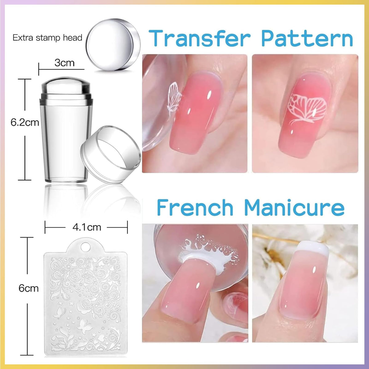 Biutee flower design plate for romantic nail art
