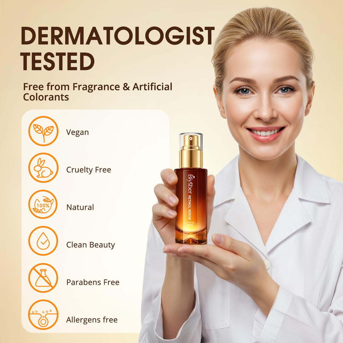 BIYSBER elasticity close-up on skin texture and resilience