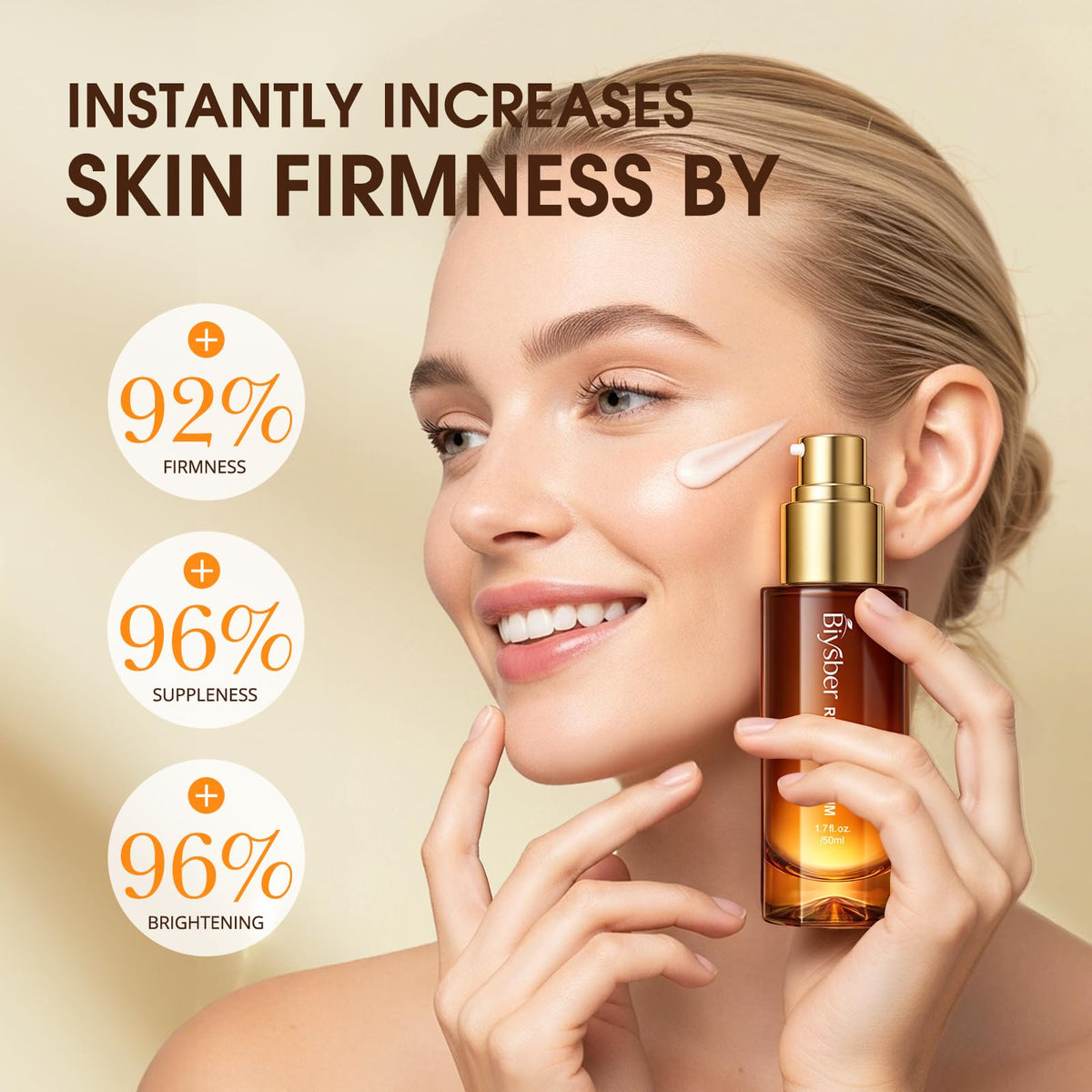 BIYSBER hyaluronic acid silk texture indicating deep hydration