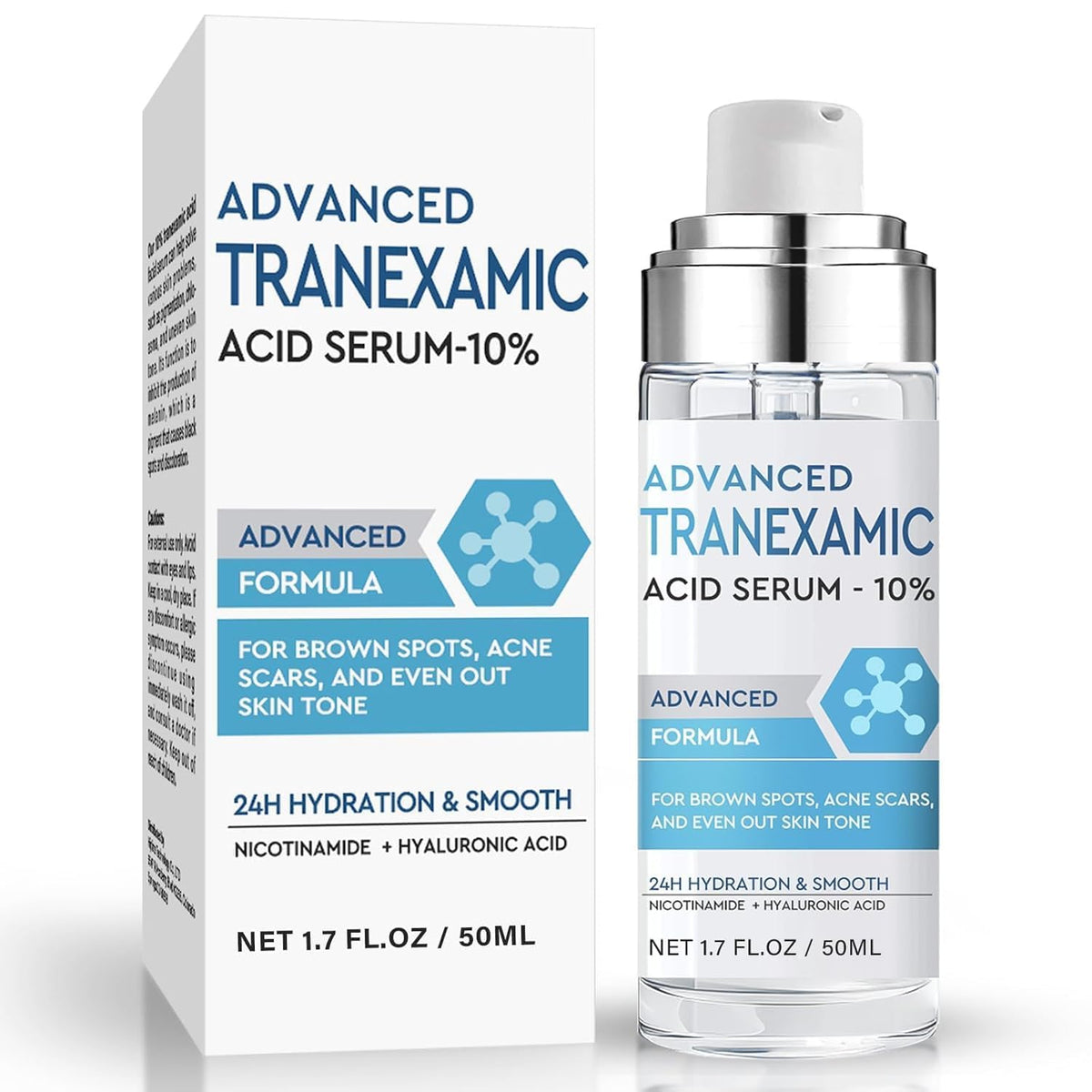 Bizzico Tranexamic Acid Serum on skin during application supports even tone