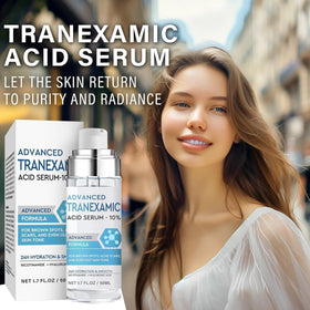 Bizzico Tranexamic Acid Serum texture swirl highlights watery consistency