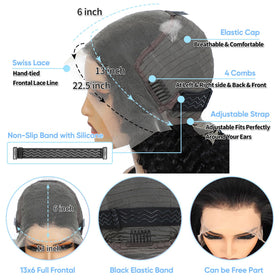 BJVT pre-plucked baby hair wig cap detail for a natural look