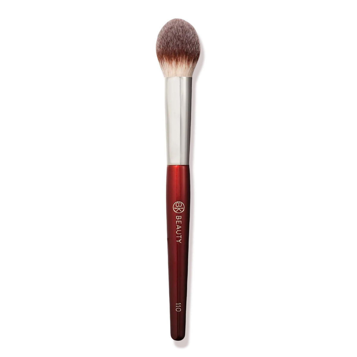 BK Beauty 110 Large Concealer Brush with dense tapered head for precise under-eye blending.