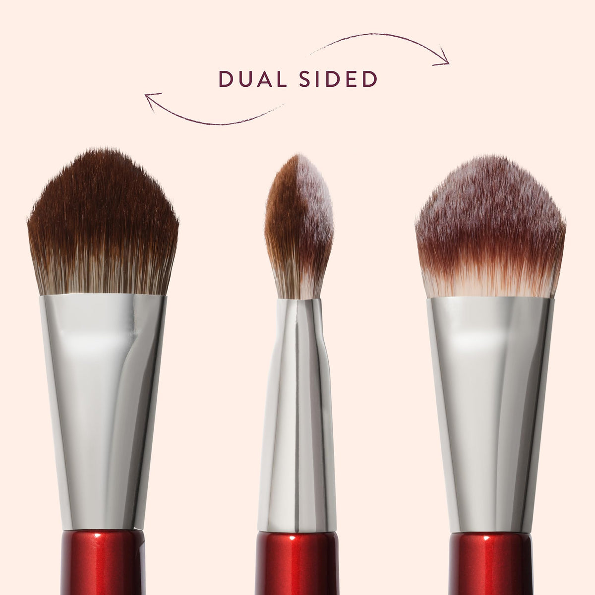BK BEAUTY 114 tapered end delivers precise under-eye and blemish coverage.