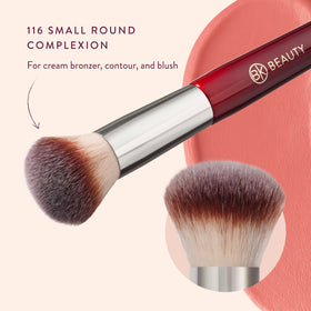 BK Beauty 116 soft vegan bristles closeup gentle on skin
