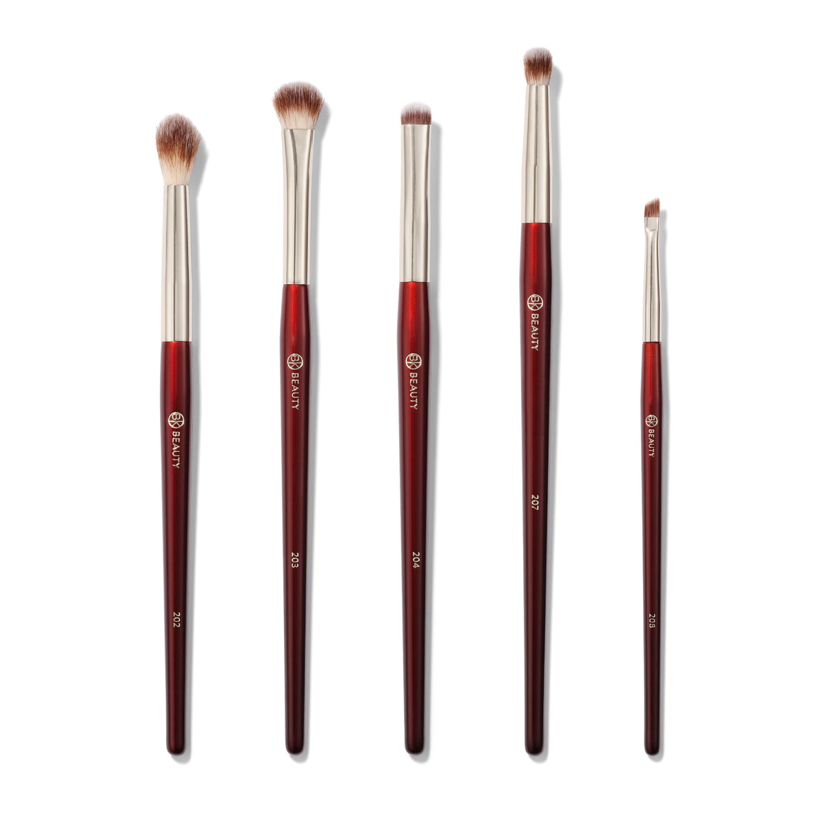 BK Beauty 202 Defined Crease Brush for precise crease definition on hooded lids
