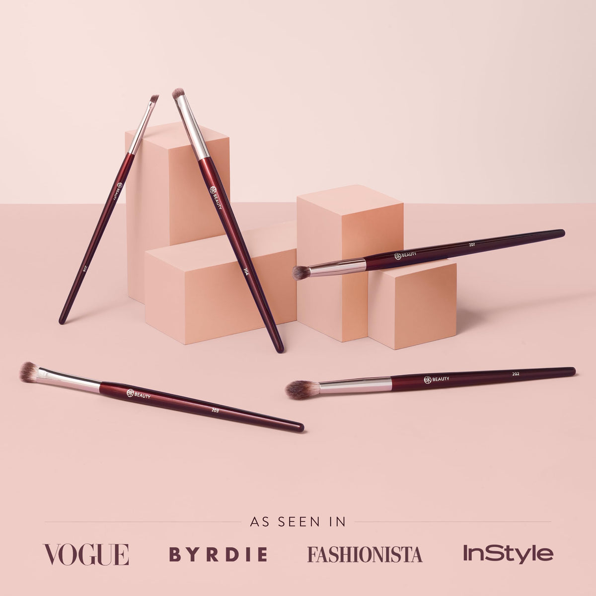 BK Beauty 203 Shader Brush for smooth lid color with precision