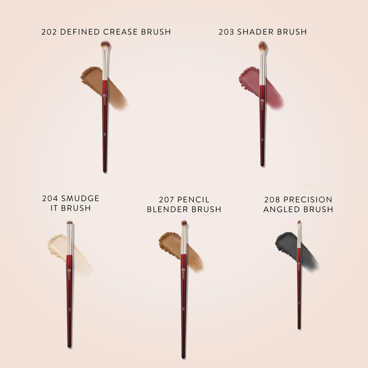 BK Beauty 207 Pencil Blender Brush for outer corner definition